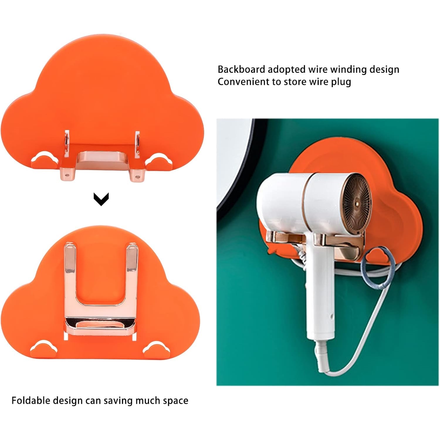 Hair Dryer Holder Stand  Frame (1 Pc) Hair Dryer Holder Stand  Frame (1 Pc)